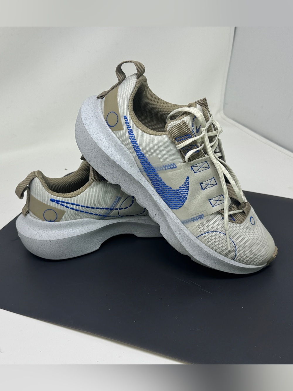Nike React Pegasus Trail 4 GTX Running Shoes Tan DJ7929-100 4.5Y or women sz 6